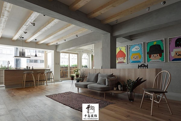 開(kāi)放格局，光線自由流動(dòng)