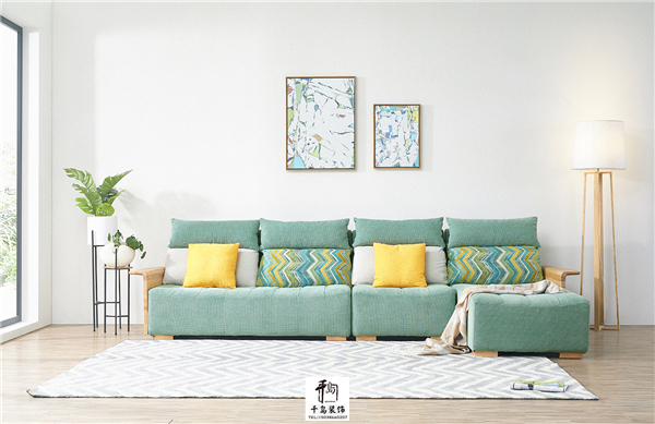 轉(zhuǎn)角沙發(fā)，親膚實用