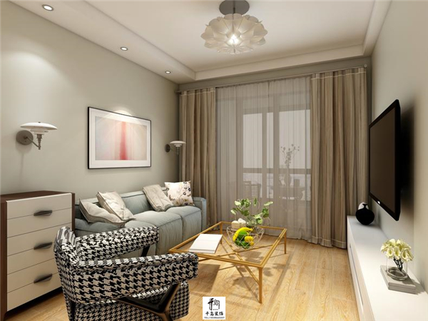 洛陽裝修效果圖，80㎡小戶型裝修案例