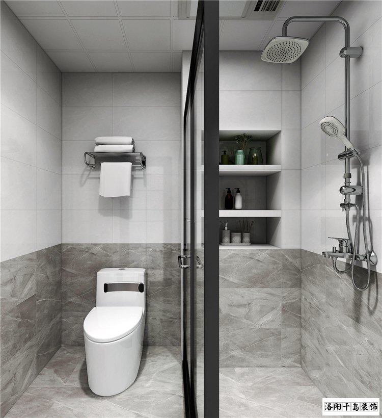 現代簡約客衛(wèi)裝修效果圖