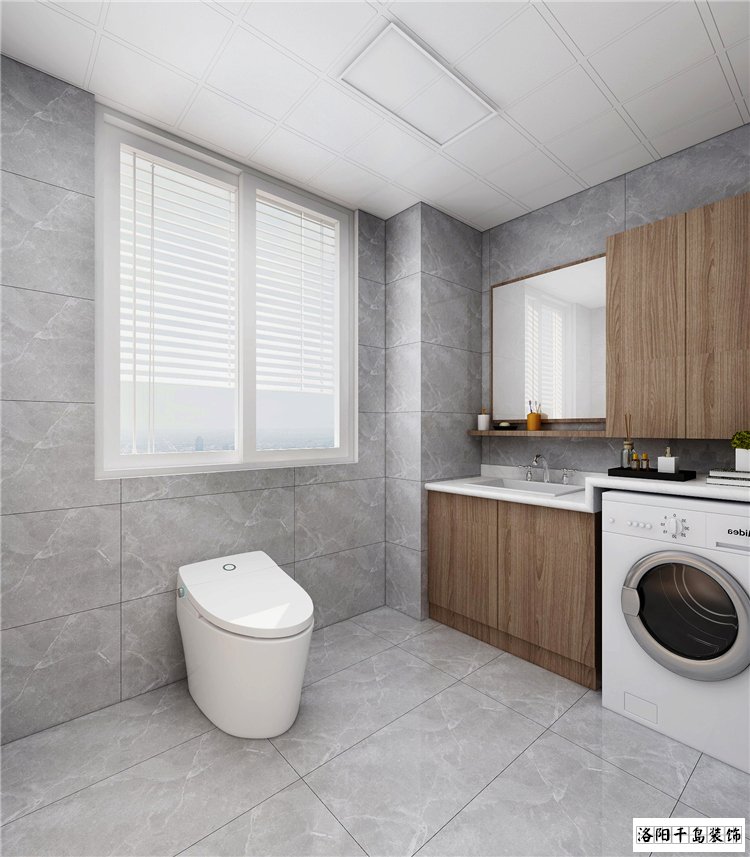 現代簡約主衛(wèi)裝修效果圖