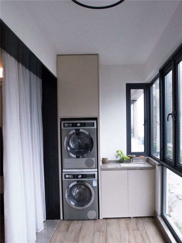 陽臺(tái)定制洗搭檔效果圖