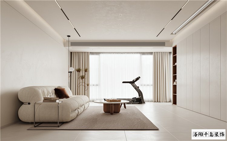 洛陽(yáng)現(xiàn)代風(fēng)客廳裝修案例