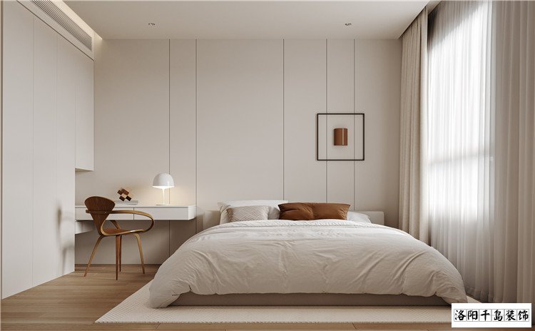 洛陽(yáng)現(xiàn)代風(fēng)臥室裝修實(shí)景案例