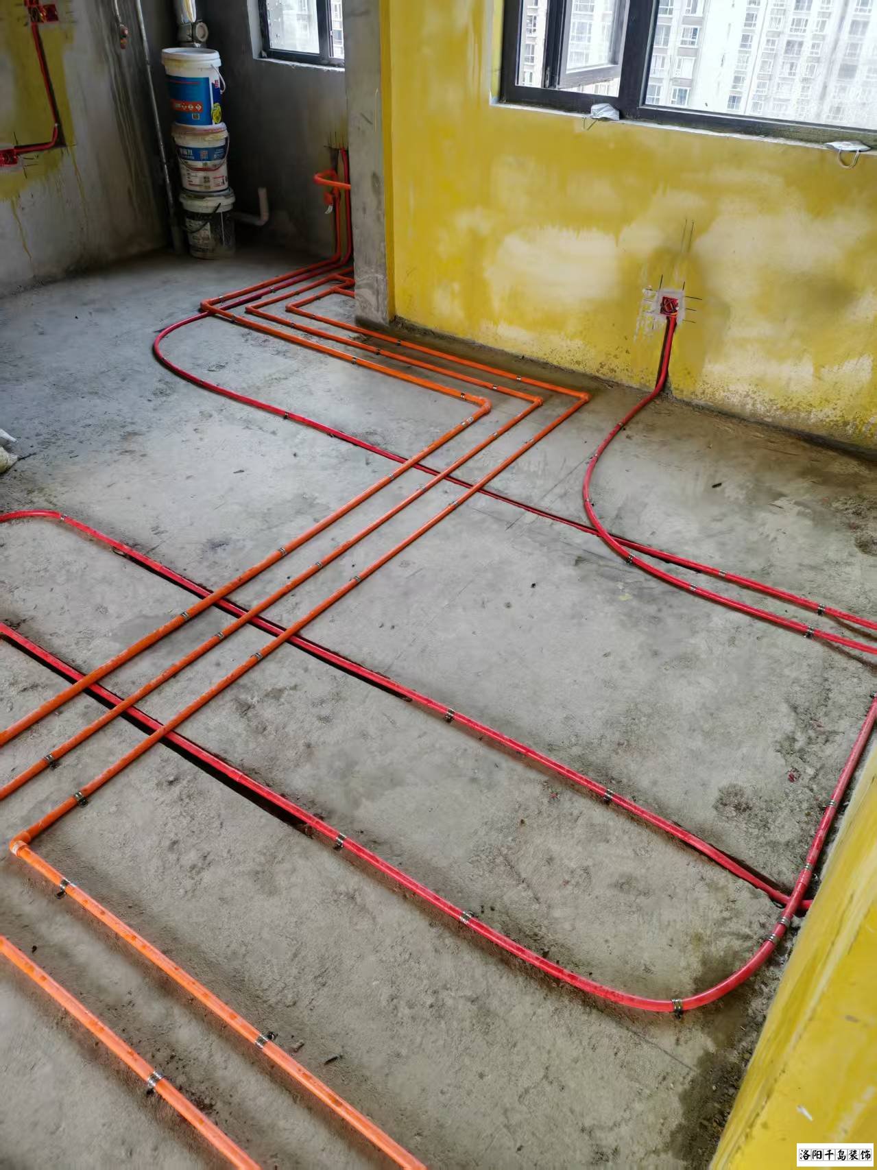 洛陽千島裝飾水電改造施工現(xiàn)場